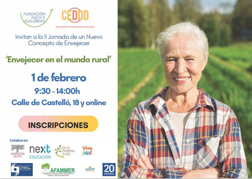 II Jornada de un Nuevo Concepto de Envejecer. "Envejecer en el mundo rural"