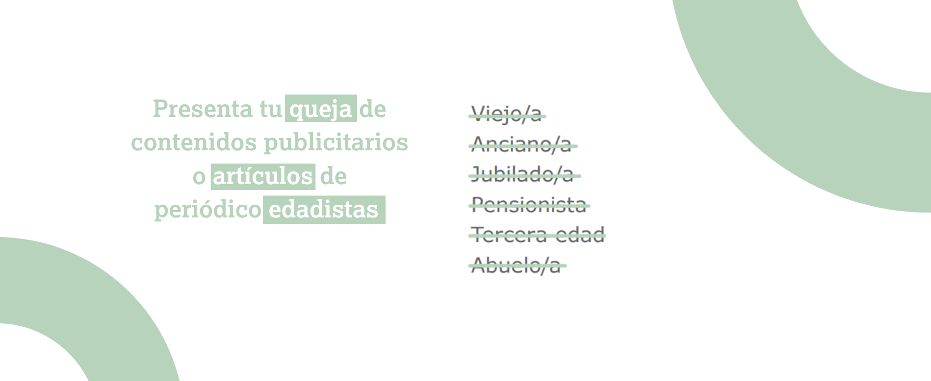 ¿Conoces algún artículo Edadista?
